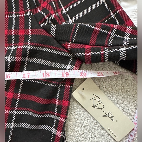 RD Style Plaid or Tartan Long Jacket - Picture 6 of 12